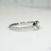 Glittering Rose Cut Diamond Engagement Ring by 720