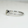 Glittering Rose Cut Diamond Engagement Ring by 720