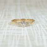 Charming Old Euro Diamond Engagement Ring by 72