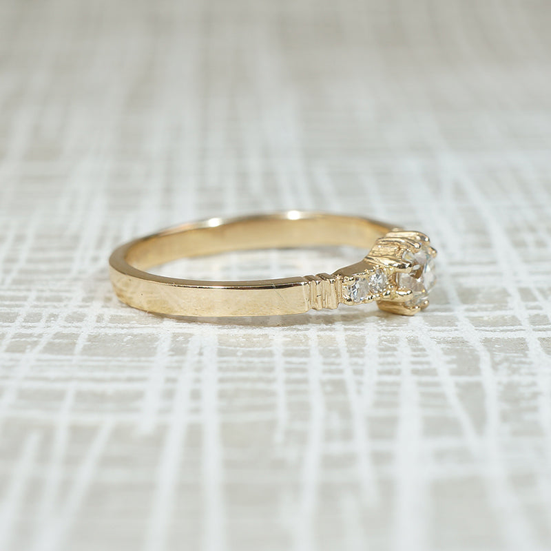Charming Old Euro Diamond Engagement Ring by 72