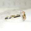 Precious Topaz in Diamond Halo Ring by 720