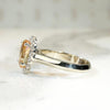 Precious Topaz in Diamond Halo Ring by 720