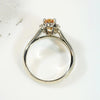 Precious Topaz in Diamond Halo Ring by 720