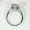 Limpid Aquamarine & Diamond Platinum Ring by 720