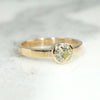 Stunning Fancy Yellow Old European Diamond Solitaire by 720