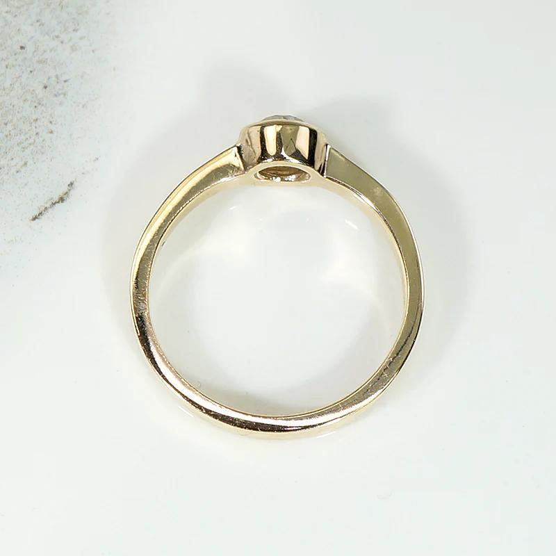Stunning Fancy Yellow Old European Diamond Solitaire by 720