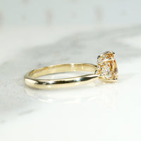 Radiant Buff Top Cut Imperial Topaz Ring by 720
