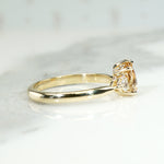 Radiant Buff Top Cut Imperial Topaz Ring by 720