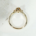 Radiant Buff Top Cut Imperial Topaz Ring by 720
