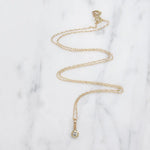 Old Mine Diamond in Chubby Gold Pendant by 720
