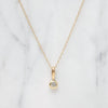 Old Mine Diamond in Chubby Gold Pendant by 720