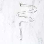 Petite Old Euro Diamond in White Gold Bezel Pendant by 720