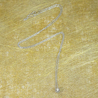 Recycled White Gold OEC Diamond Pendant