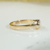 Old Euro Cut Diamond Bezeled Solitaire by 720