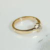 Old Euro Cut Diamond Bezeled Solitaire by 720