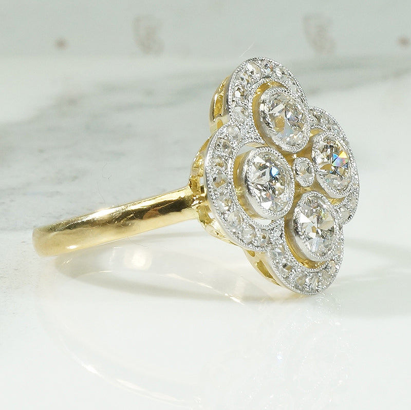 Stunning Edwardian Diamond Ring