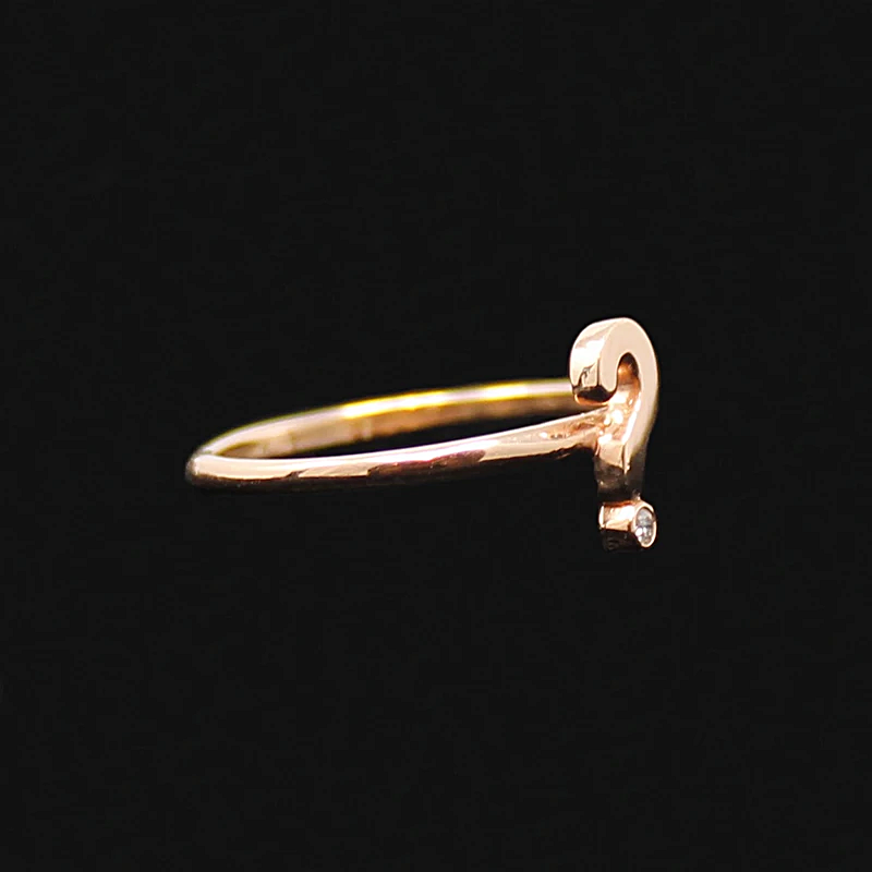 Diamond Question Mark Ring by 720