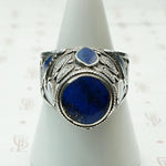 Incredible Afghani Lapis and Silver Ring