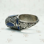 Incredible Afghani Lapis and Silver Ring