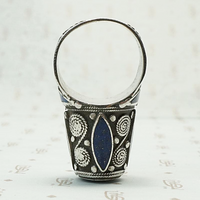 Incredible Afghani Lapis and Silver Ring