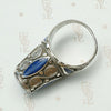 Incredible Afghani Lapis and Silver Ring