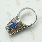 Incredible Afghani Lapis and Silver Ring