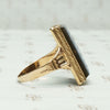 Victorian Hard Stone Grecian Goddess Cameo Ring