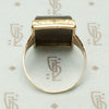Victorian Hard Stone Grecian Goddess Cameo Ring
