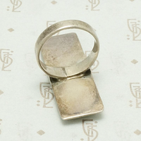 Mexican Silver Abalone Panel Ring