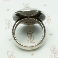 Hopi Sunrise Shadow Box Silver & Turquoise Ring