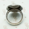 Hopi Sunrise Shadow Box Silver & Turquoise Ring