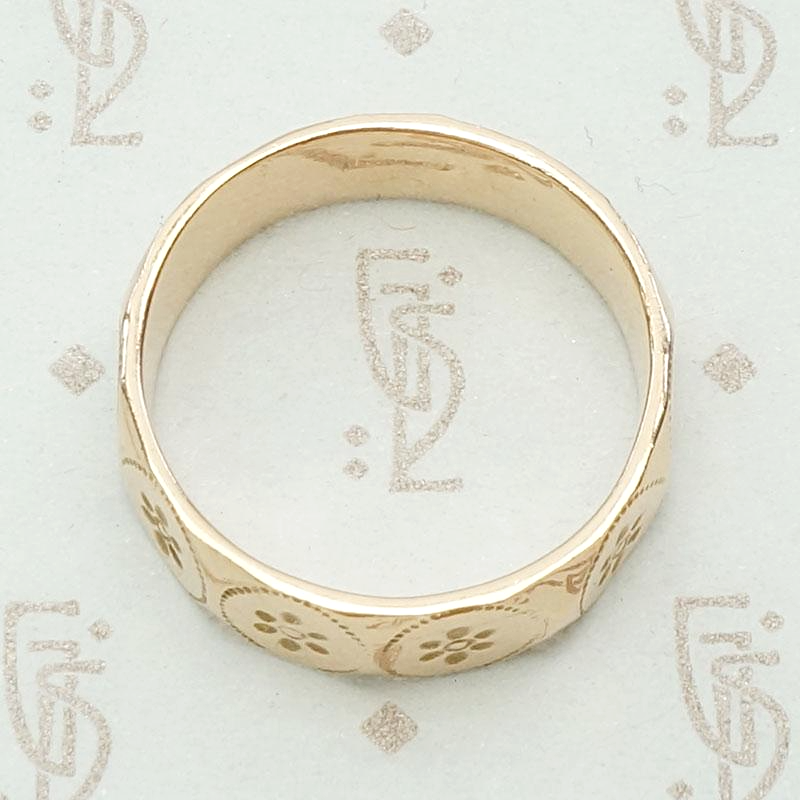 Dotted Daisy Rose Gold Cigar Band