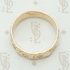 Dotted Daisy Rose Gold Cigar Band