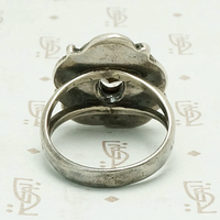 Silver Wreathed Smokey Quartz Ring