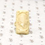 Edwardian Carved Tusk Cameo Ring
