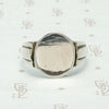 Deco Sterling Silver Signet Ring