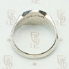 Deco Sterling Silver Signet Ring