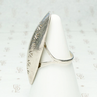 Sunrise Rocker Ring in Sterling Silver
