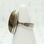 Subtle Sterling Silver & Agate Ring