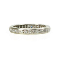 1940's European Eternity Band 18k White Gold