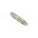 1940's European Eternity Band 18k White Gold