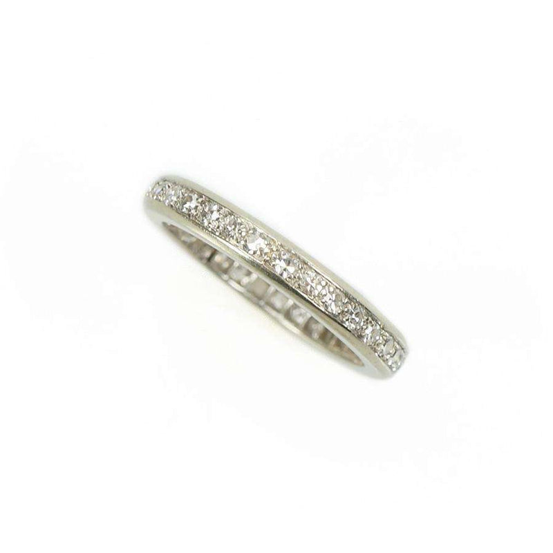 1940's European Eternity Band 18k White Gold