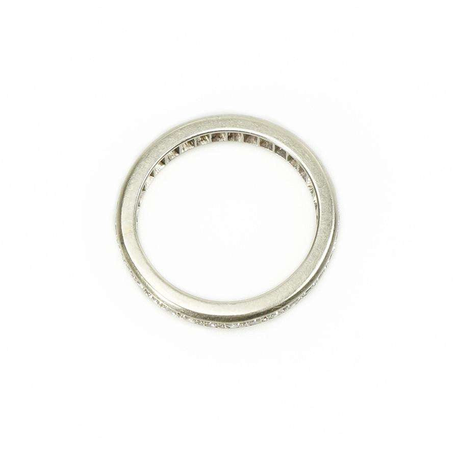 1940's European Eternity Band 18k White Gold