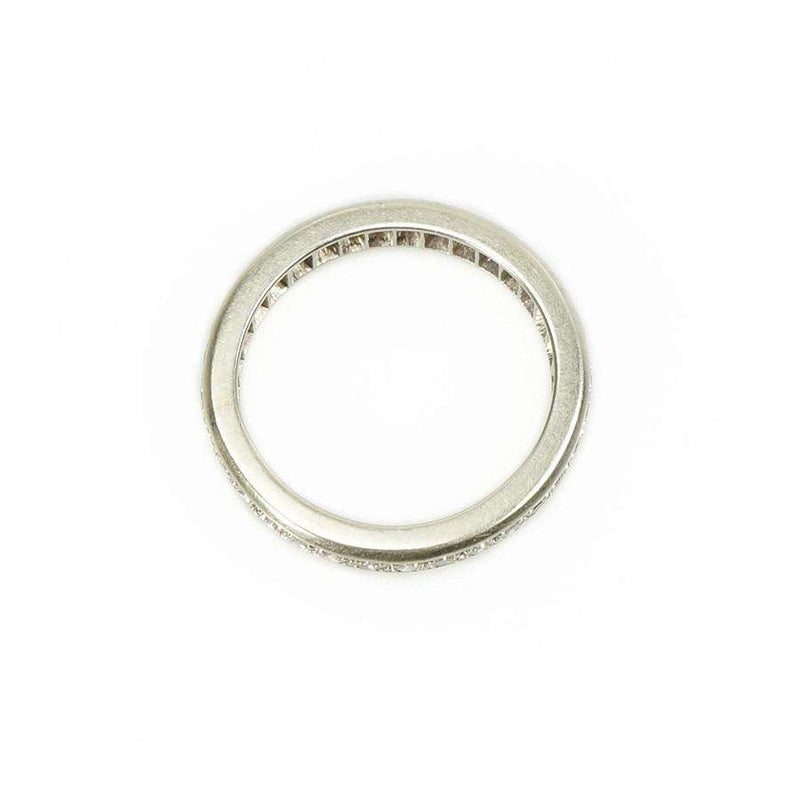 1940's European Eternity Band 18k White Gold