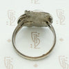 Hand Made Native American Ring with Leaf & Horseshoe
