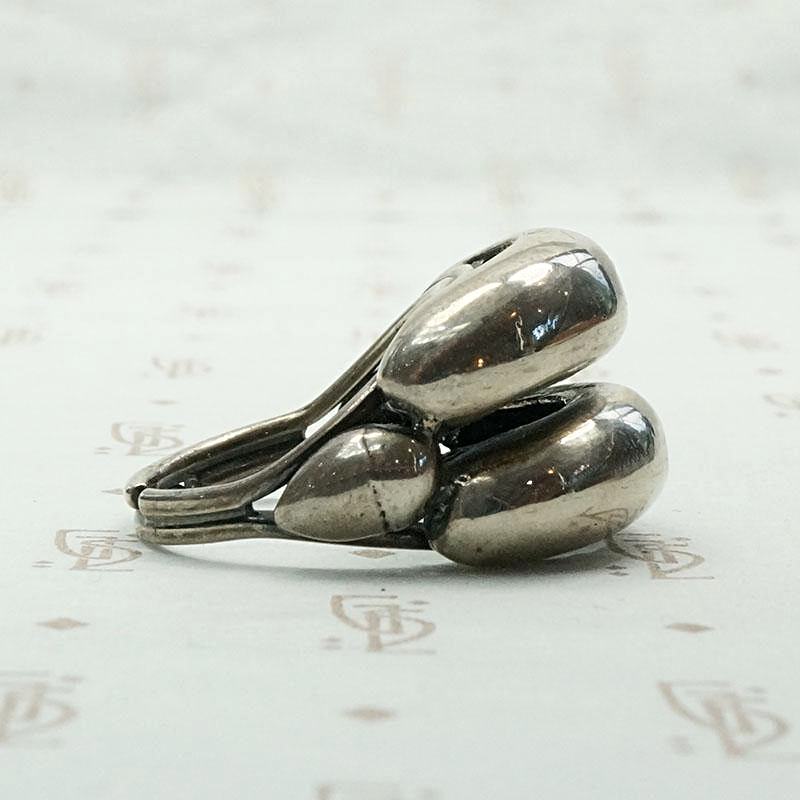 Double Domed Modernist Sterling Band