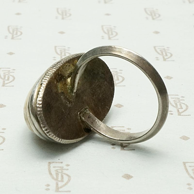Petrified Dinosaur Egg Specimen Ring