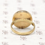 Chunky Gold and Jasper Ring