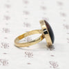 Chunky Gold and Jasper Ring