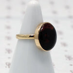 Chunky Gold and Jasper Ring
